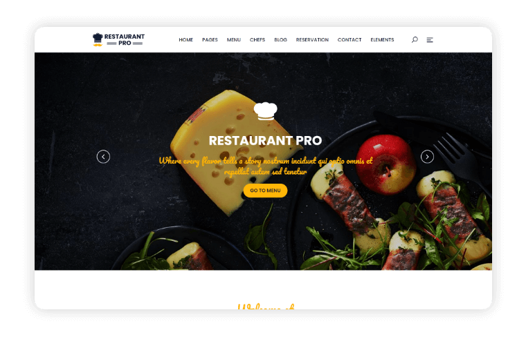 Restaurant Pro Home Page Variant 1